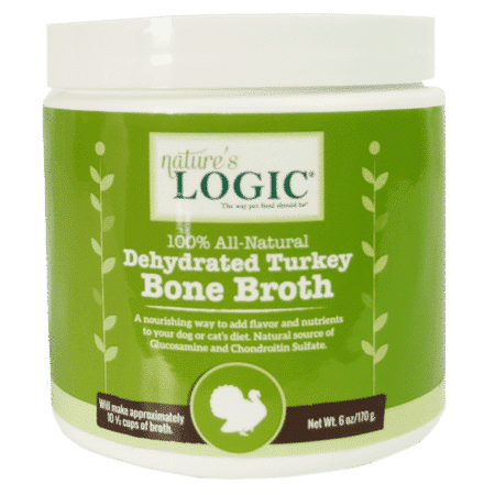 Nature's Logic 100% all natural dehydårated turkey bone brother for pets.