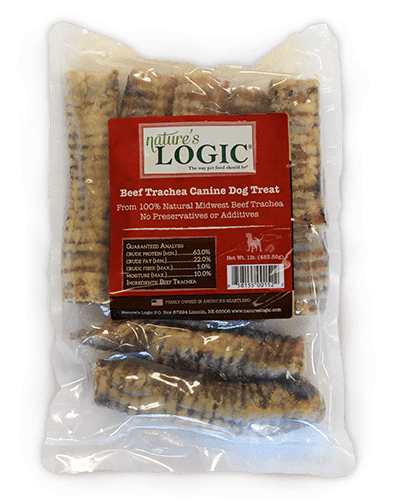 Nature's Logic Beef Trachea Canine Dog Treat