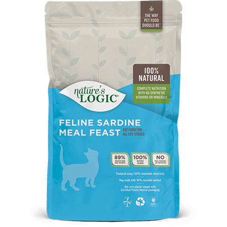 Nature's Logic Feline Sardine Recipe bag.