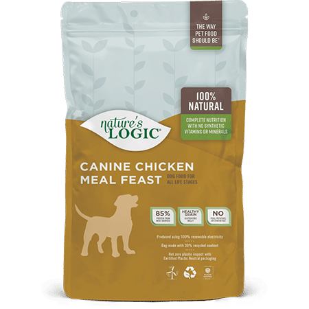 Nature's Logic Feline Chicken Meal Feast dry cat food kibble.